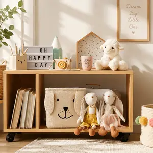 Cute Cartoon Multi-Functional Storage Basket, Baby Clothes Toy Organizer, Maternity Home Book Miscellaneous Sorter, Versatile Storage Solution