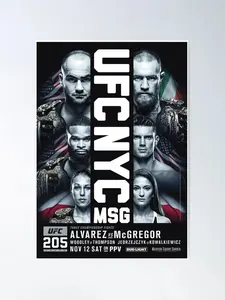 UFC 205 - Alvarez vs McGregor Poster