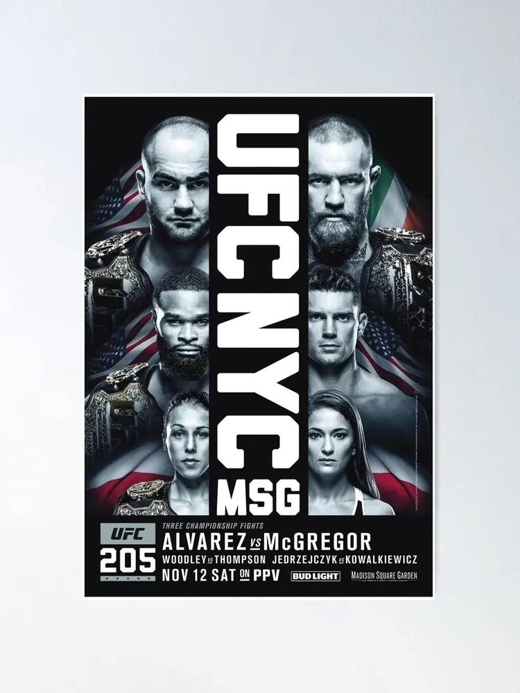 UFC 205 - Alvarez vs McGregor Poster