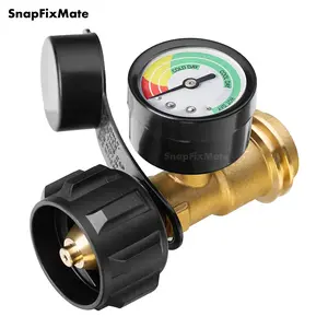 Propane Tank Gauge, Snapfixmate 3-Colors Coded Universal for Cylinder, Grill, Heater, RV Camper and More, 5-40 Pound LP Tank Gas Level Indicator, QCC1 / Type 1 Connection, dealsforyoudays Ambient Temperature, TikTokShopBlackFriday