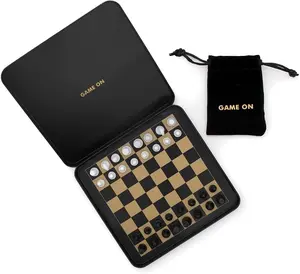 Iron And Glory - Magnetic Travel Chess Set with Case