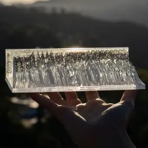 SpectroArt - "Rewind (feat. Two Smooth)" by Andrew Brinkman - 7" x 3.5" x 1.75" Art Piece