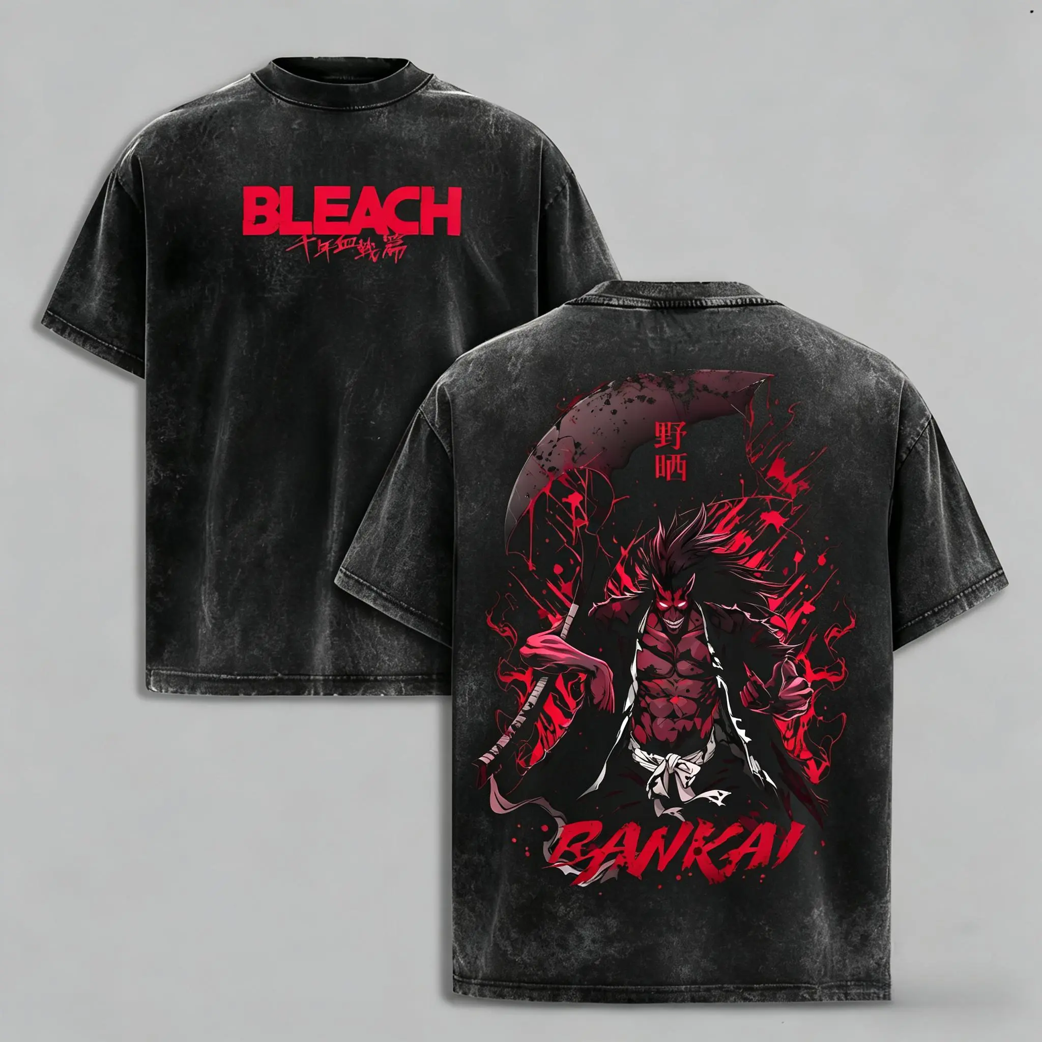 Washed T-shirt-Black