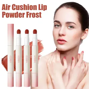 Vibely Velvet Matte Cushion Lip Tint, Air-Light Lip Powder Cream, Natural My Lips but Better Finish, Longwear Lipstick