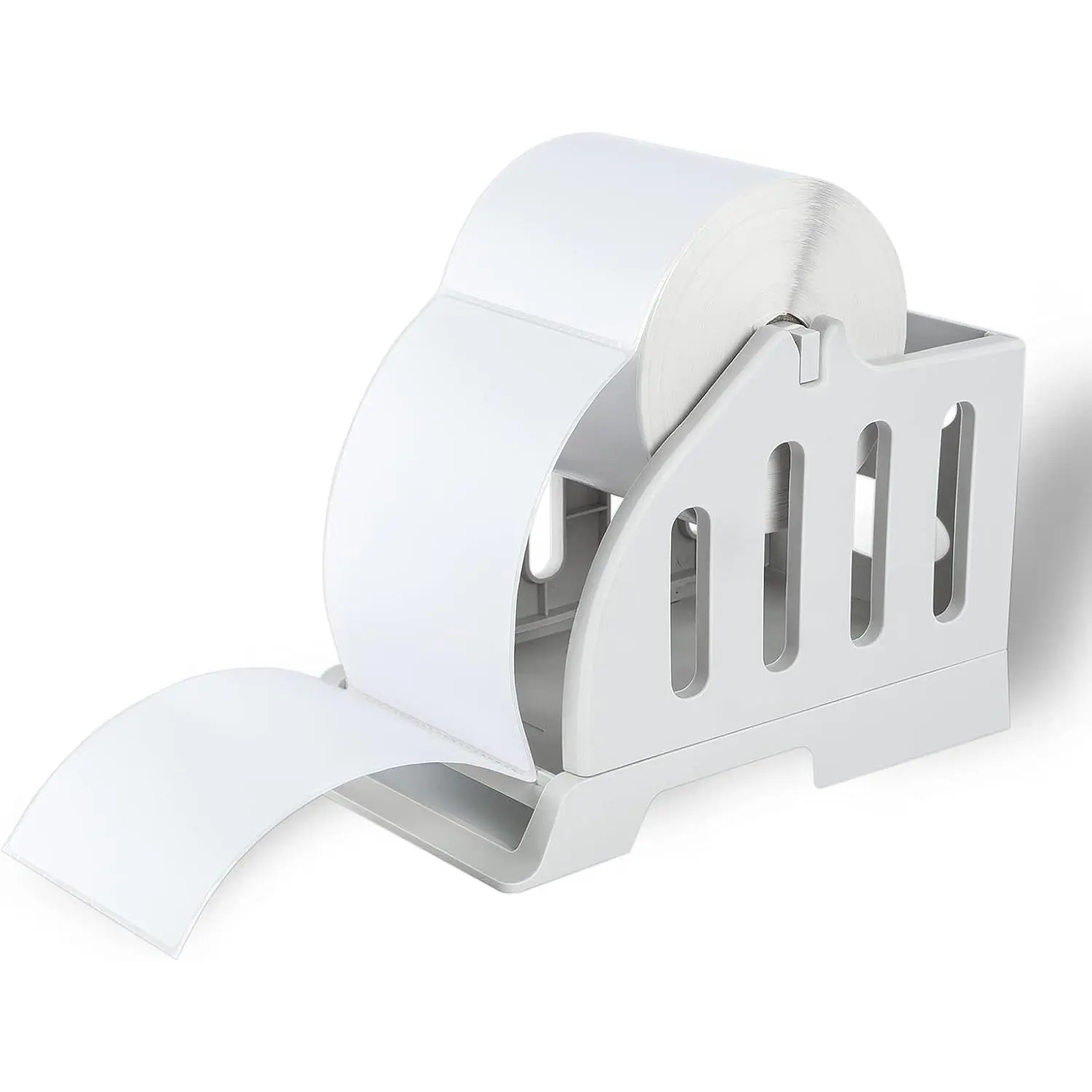 Label Holder for Rolls and Fan-Fold Labels,4x6 Stand for Thermal Label Printer-Accessory for Desktop Printer and Shipping Label Printer