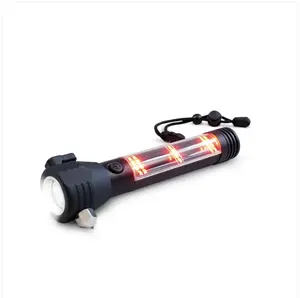 HaloXT Tactical 9-in-1 Solar Flashlight