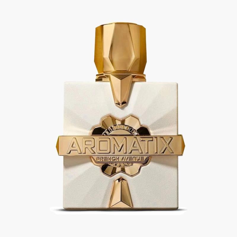 Aromatix Platine Blanc Extrait De Parfum 3.4 Oz 100 Ml Elegant White Fragrance Bottle