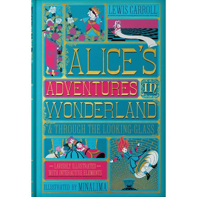 Alice's Adventures in Wonderland by Lewis Carroll - MinaLima Illustrated Gift Edition with Interactive Features — Open, pull, and play through Wonderland—a collectible keepsake with stunning art, movable surprises, and pure read‑aloud magic.