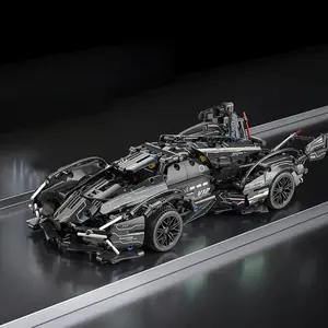 Limited Edition Super Car Building Blocks Set, Openable Engine Hood, Large Model Kit, Ideal Gift for Kids, Abs Plastic, Includes Manual