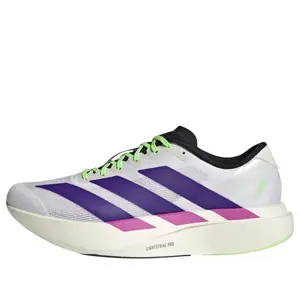 adidas Adizero Evo SL 'White Collegiate Purple Lime Burst' JS4495