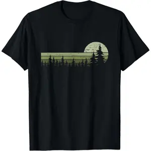 Trees Wildlife Nature Vintage Forest T-Shirt