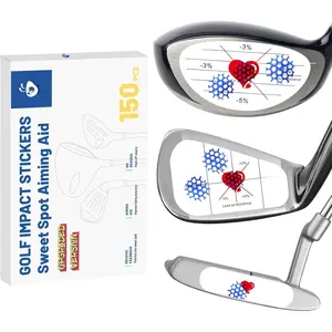 Golf Impact Tape - Self-Teaching Sweet Spot &  Swing Feedback -  Golf Swing  Aid for Indoor & Outdoor Practice - Golf Accessories for Beginners & Pros