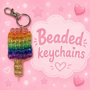 Beaded keychains