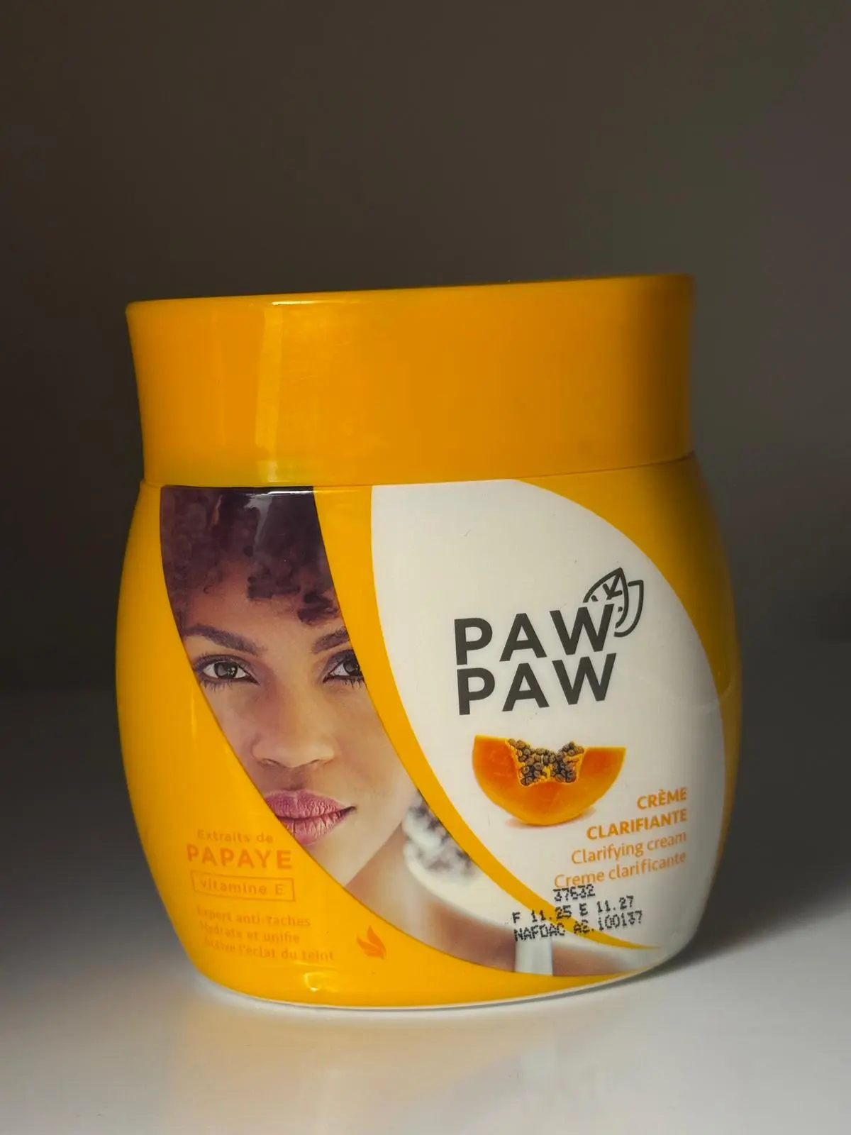 1 Pcs PAW PAW Cream Clarifiant 300ml With Papaya Extract and Vitamin E