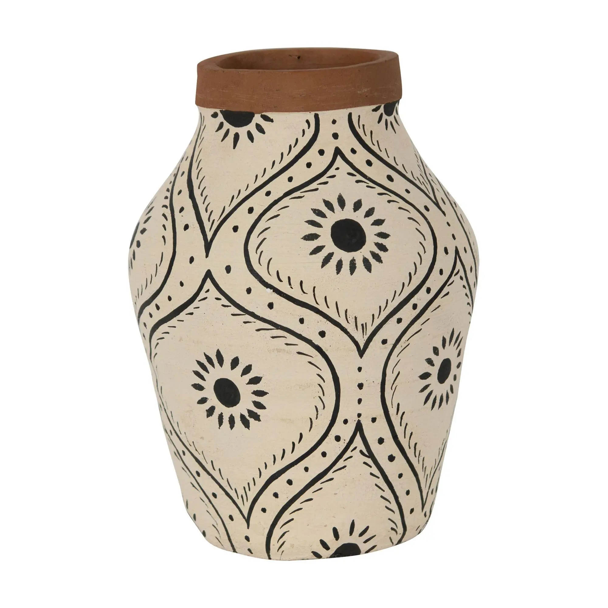 Foreside Home & Garden Thrown & Painted Vase