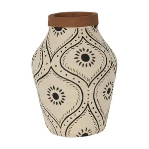 Foreside Home & Garden Thrown & Painted Vase