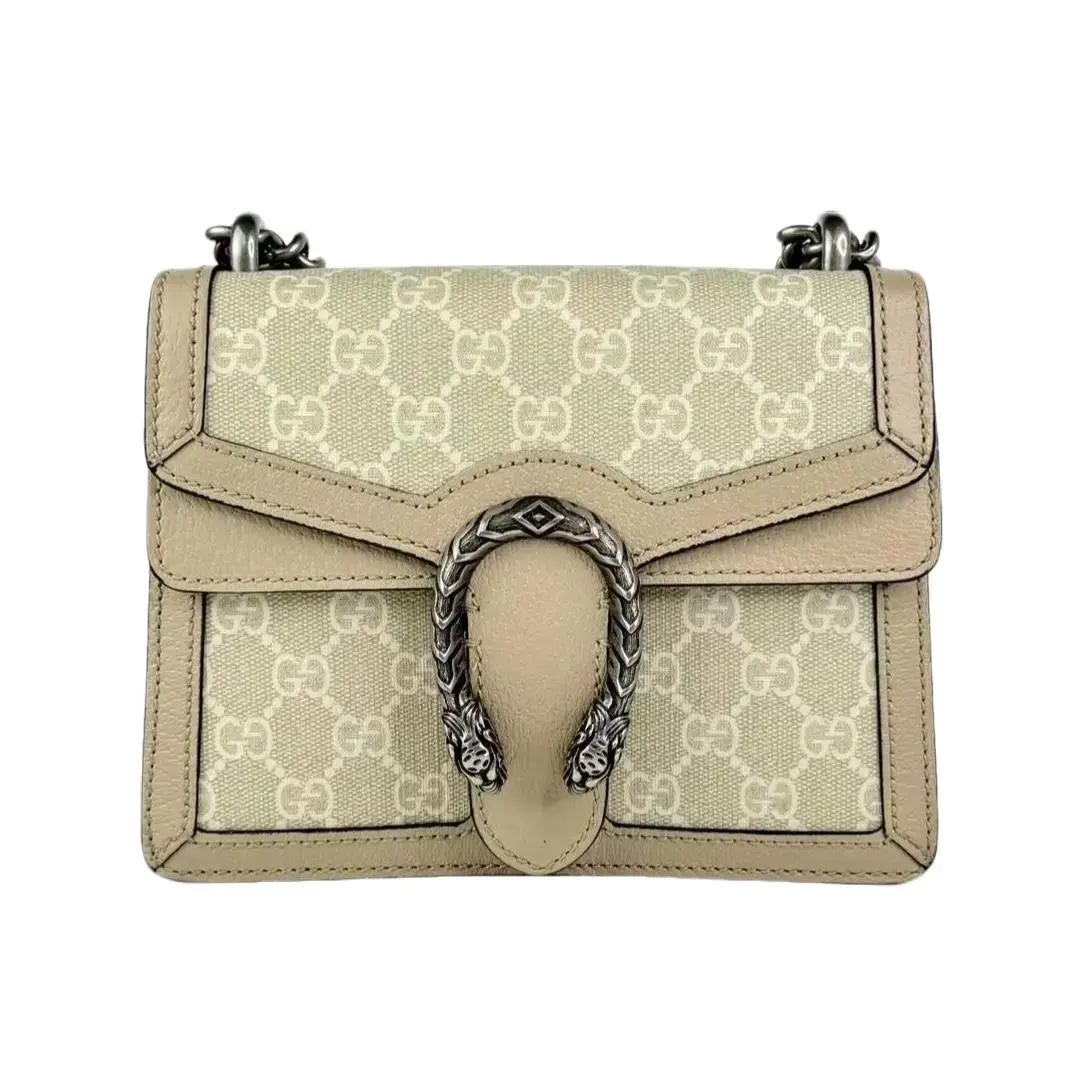 Pre-owned GUCCI Fabric Crossbody bags GG Logo Supreme Small Dionysus Crossbody Bag