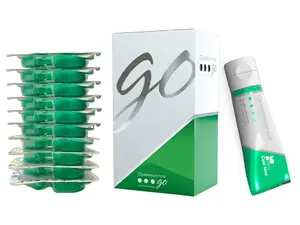 Opalescence GO 15% (10 Treatments) Original Prefilled Teeth Whitening Trays & Travel Whitening Toothpaste 1.0 Oz. Hydrogen Peroxide - Oral Care Mint