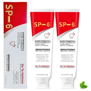 Probiotic Whitening Toothpaste for Daily Brightening and Enamel Defense – Cavity Prevention, Gentle for Daily Use, Mint Refreshing Formula — Deep Cleaning Action, Long-Lasting Fresh Breath, Removes Stains and Plaque, Strengthens Enamel