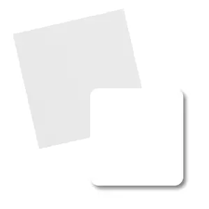 Precut Butcher Paper Sheets for Sublimation & Heat Press Crafts, (X-Large, 4.75 in x 4.75 in), White, Uncoated