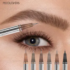 1PC Liquid Eyeliner&Eyebrow Pencil, Waterproof, Sweatproof, Long-Lasting, Non-Blending, Comfortable To Touch, Easy To Carry, Suitable for All Makeup Looks, Eyebrow Makeup Products