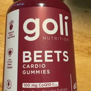 Product Review of Goli Beets Cardio Gummy - Beet Root Extract & 100mg CoQ10, Gluten-Free, Vegan, Non-GMO, and Gelatin-Free. Nature's Great Superfood from l**1
