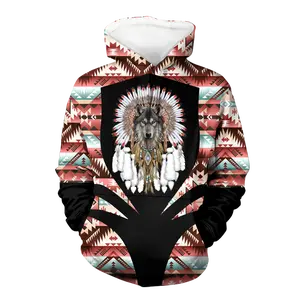 HD000339 Pattern Native Pride 3D Hoodie