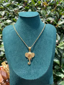 golden elephant necklace ✨