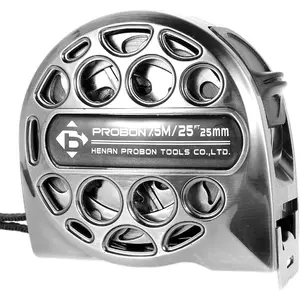 Tape Measure, 25FT Stainless Retractable Measurement Tape Ruler with-Sided, Waterproof & Rustproof