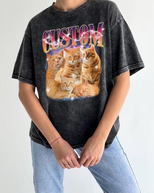 Custom Photo Shirt, Custom Bootleg Pet Shirt, Custom Pet Shirt, Dog Remembrance Gift, Dog Personalize, Custom Dog Shirt, Dog Shirt