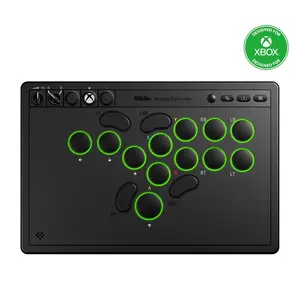 8BitDo All-Button Wireless Arcade Controller for Xbox and Windows Black