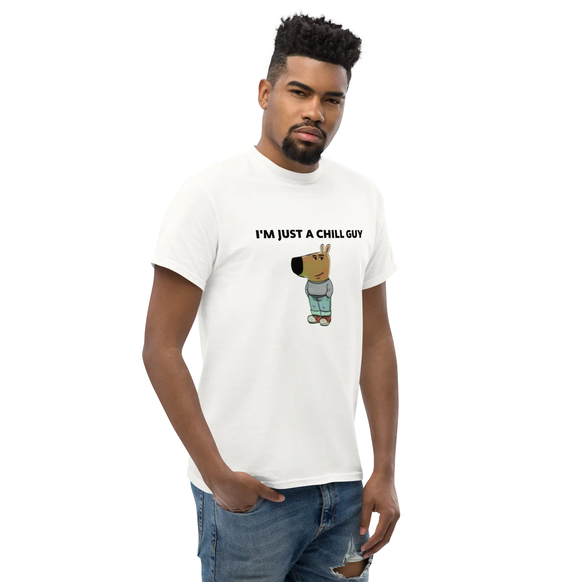I'm Just a Chill Guy Unisex Cotton T-shirt - TikTok Shop