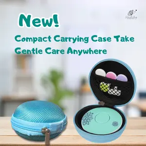 Wonderbug Electric Baby Nail Trimmer Newborn Care with 6 Interchangeable Pads Quiet Operation for All Ages Compact Carrying Case Included