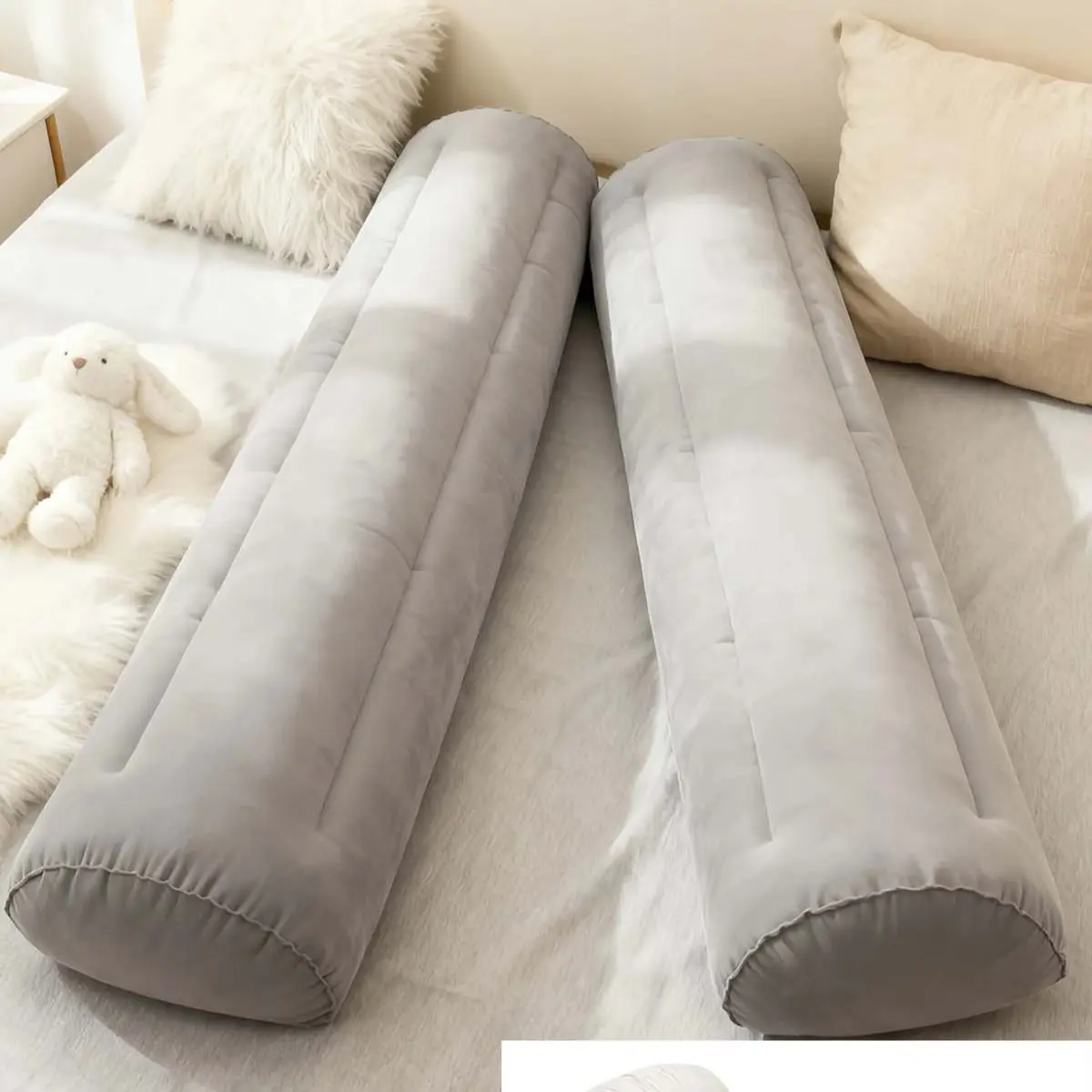 1/2pcs Portable Foldable Travel Bed Rail, Adjustable Bed Side Guard for Seniors, Single Twin Queen Xl Sizes, Boys Girls Use, Inflatable Design, Safety Guardrails