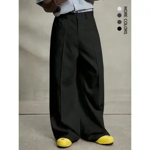 Casual wide-leg pants, multifunctional loose buttoned trousers, lightweight and comfortable, suitable for all seasons GARMENTARY