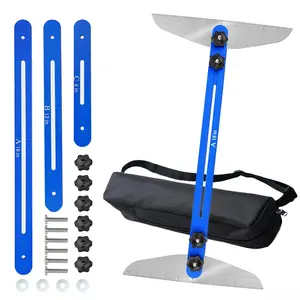 Stair Tread Template Tool - Stair Tread Measuring Tool,Stair measurement layout tool,Shelf Layout Tool & Stair Tread Template Tool Jig, Measuring Stair Tool Self Scribe Tool for Stairs,Tread Jig