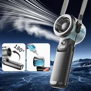 Portable Handheld Mist Fan, Rechargeable Water Spray Cooling Fan, Personal Mini Fan for Face, Outdoor Travel Beach Camping Office, Summer Cooling Fan