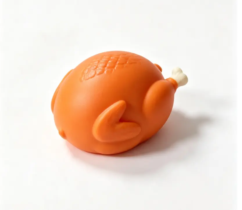 Jumbo Roast Chicken Squishy 16cm - Sensory Squishies Funny Food Slow Rising Squeeze Fidget Sensory Toys No Mess ASMR