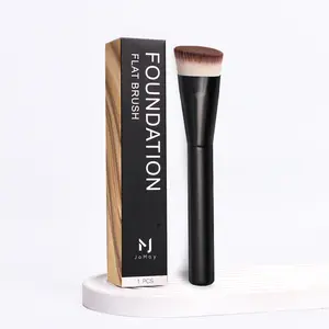 JoMay Flat Slanted Foundation Brush – Quick, Even Coverage | Soft, No Caking, No Product Waste Foundation Flat Brush,30-degree inclined plane,Brand-new Design Makeup Brush,Ultra-soft Touch,Save Time,Powder Puff,Base Makeup Color Adjusting Paper