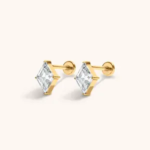 Celestial Crystal Lozenge Nap Earrings