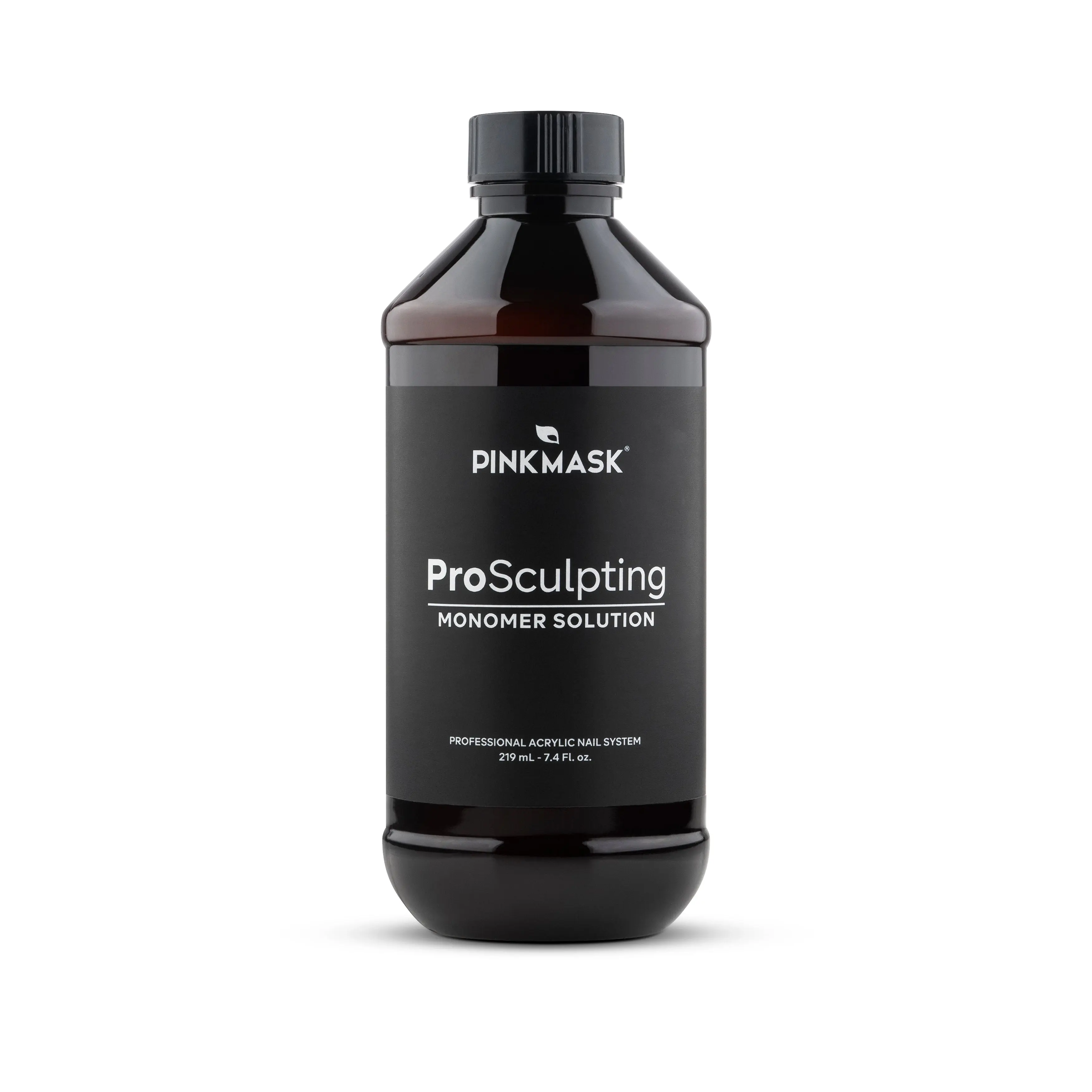 Maximum Strength Pro Sculpting Monomer Solution for Acrylic Nails - 7.4 fl. oz. Bottle, Rapid Apply, Low Odor, Medium Dry, Flexible Shaping, Superior Adhesion, Non-Yellowing, Prevents Discoloration, for Nail Technicians, Ethyl Methacrylate, Strong Adhesio