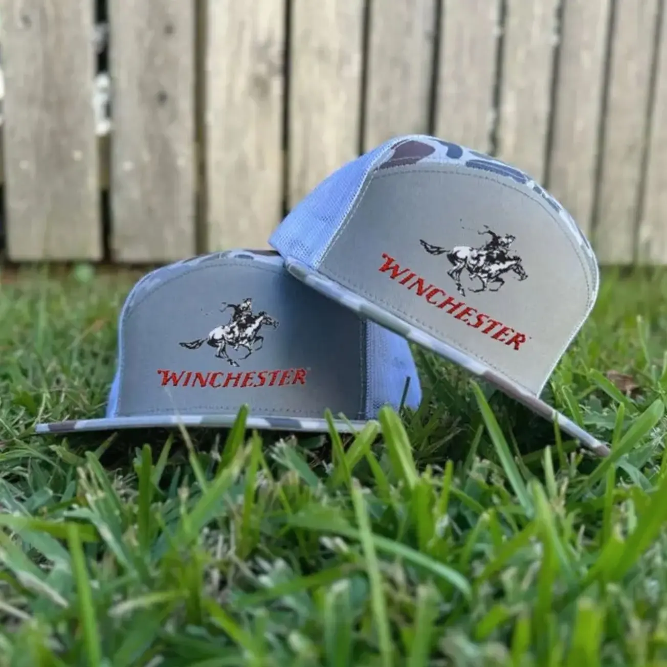 Winchester Embroidered Black/White/Khahi/ Brown 7 Panel Trucker Hat Collection and Partying Vintage Gift For Him and Adjustable Fit for Men and Women