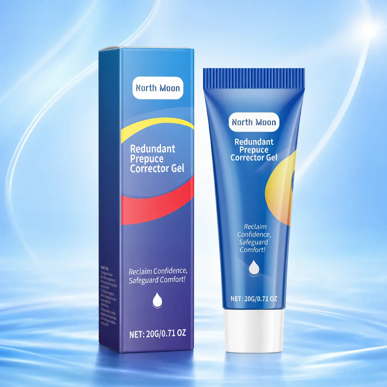 North Moon Men’s Intimate Care Gel for Men – Fresh, Gentle & Lightweight Daily Care, 20g