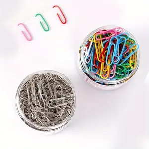 200/300pcs Paper Clips: Perfect Office & School Supplies for Organizing Files & Bookmarks! Stationery Office Supplies Paperclips