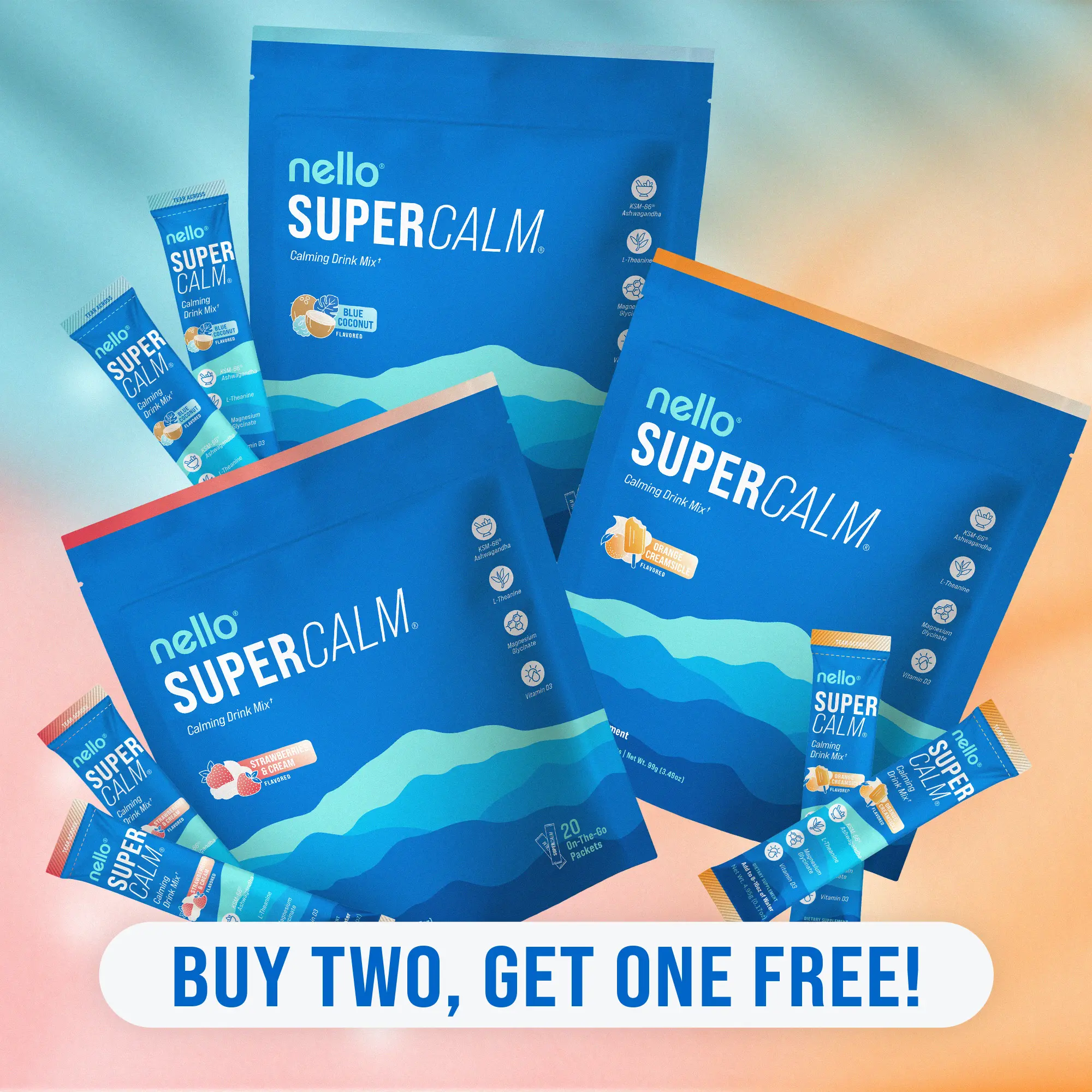 Supercalm Best Selling Flavors Bundle (3-Pack) Supercalm Best Selling Flavors Bundle (3-Pack)