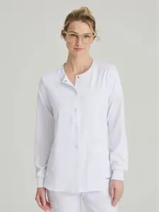 Barco Stability Women's 2-Pocket STRETCH Warm-Up Scrub Jacket