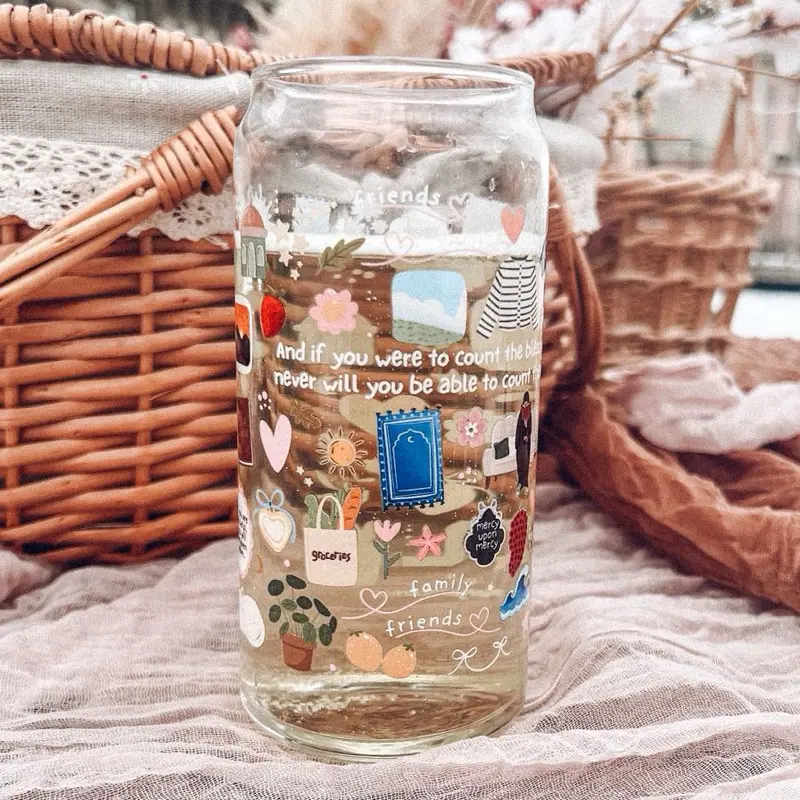Count Your Blessings Glass Cup