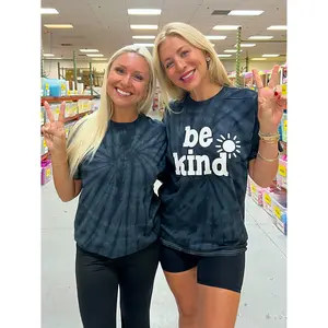 Black Spider Tie-Dye Tee