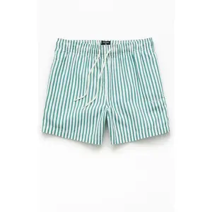 Pacsun Men's Striped Poolside 4.5" Swim Trunks