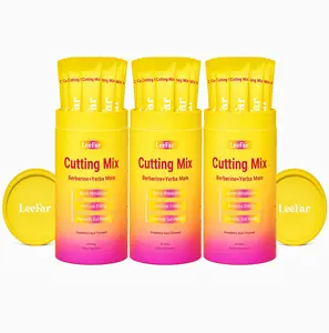 3 Pack LeeFar Cutting Drink Mix – | BD Strawberry Açaí Flavor – | (30 Servings)